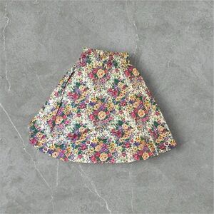 Size 12 petite flowy floral skirt